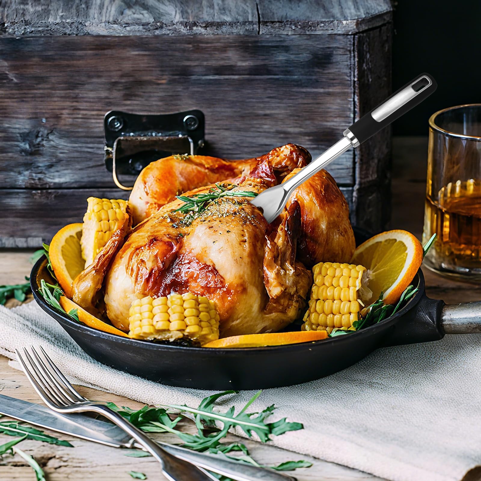 JULIPRO solid serving spoon for versatile serving and portioning