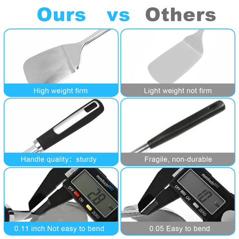 JULIPRO solid turner with polished handle for sturdy lifting