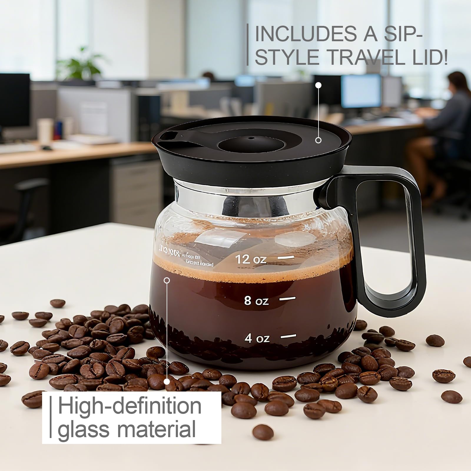 Julyxi playful desk-friendly mug design adds personality to your coffee break.