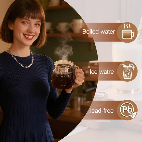 Julyxi wide-mouth glass mug is easy to clean and dishwasher-safe after busy mornings.