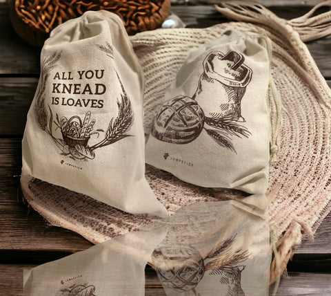 Jumpstick artisan bakery storage bag for fresh bread on countertops