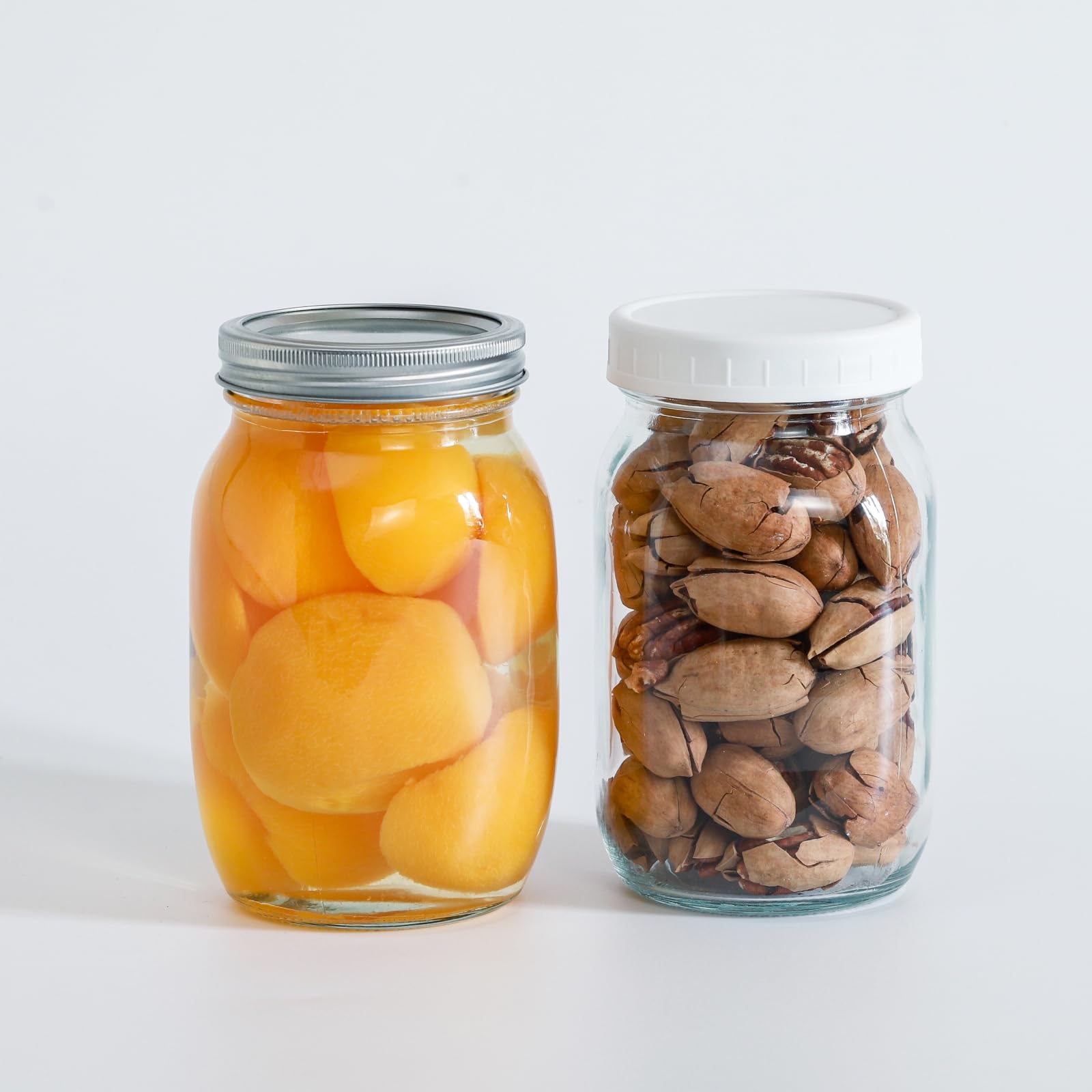 Jumterlee 32oz jar with measurement markings aids portioning and recipe prep.