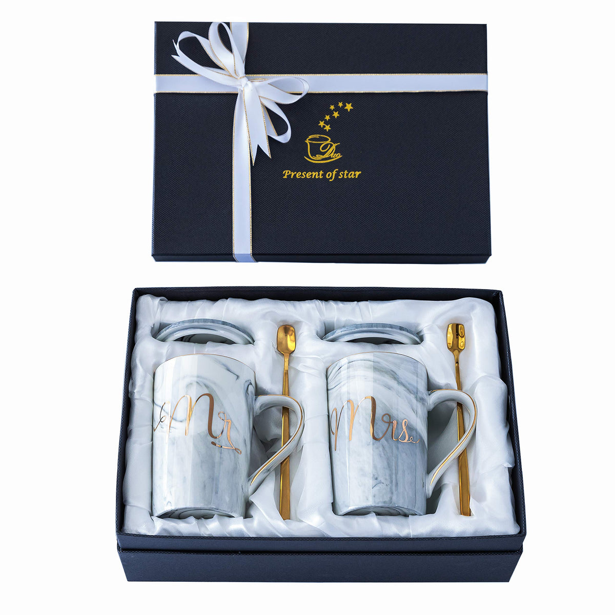 Jumway Mr mug grey with unique pattern ideal for couples' morning coffee