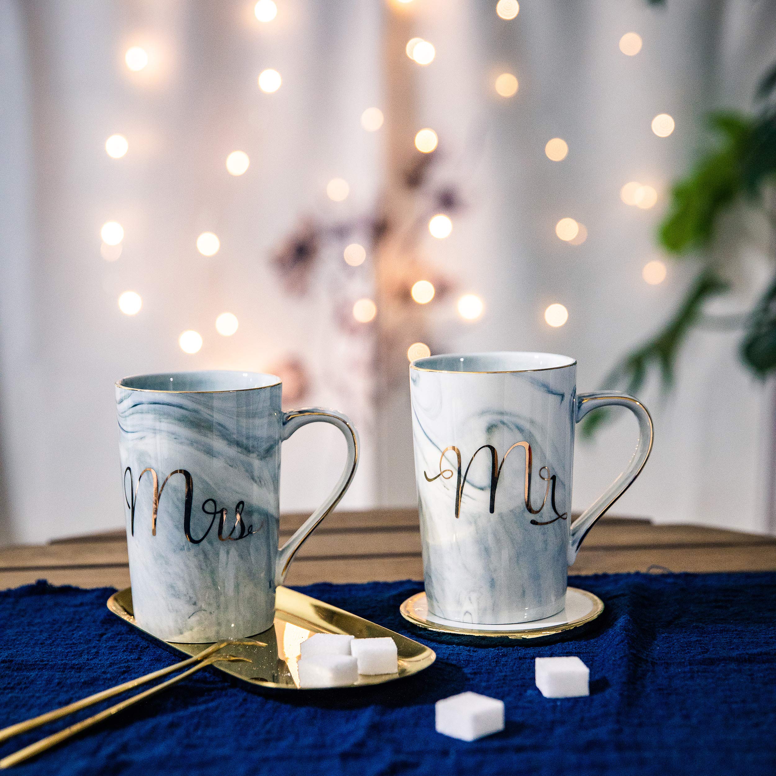 Jumway mug pattern closeup showcases the unique handcrafted design