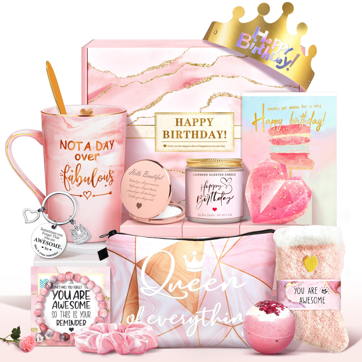 Jumway Not a Day Over Fabulous mug 14oz in gift set ready for gifting