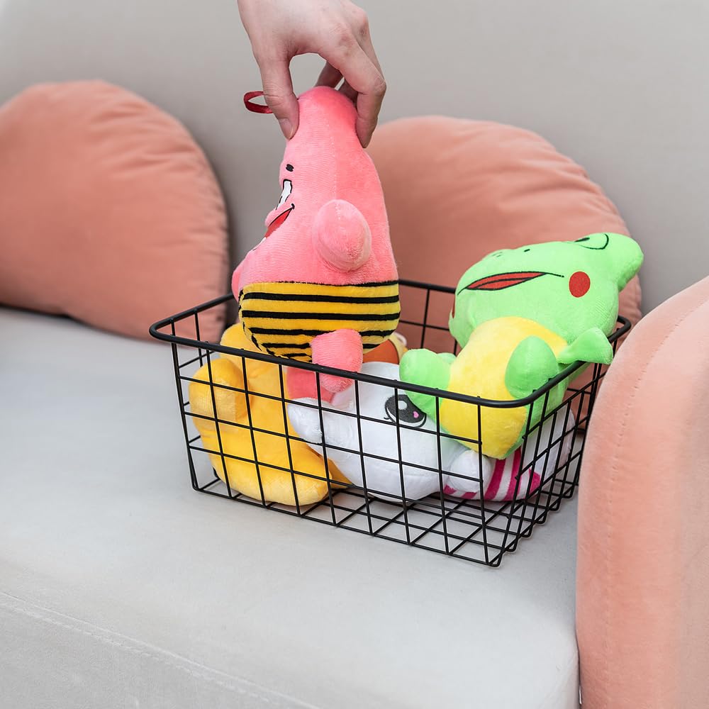 JUNCHU CHERRY durable wire basket easy to clean with quick wipe.