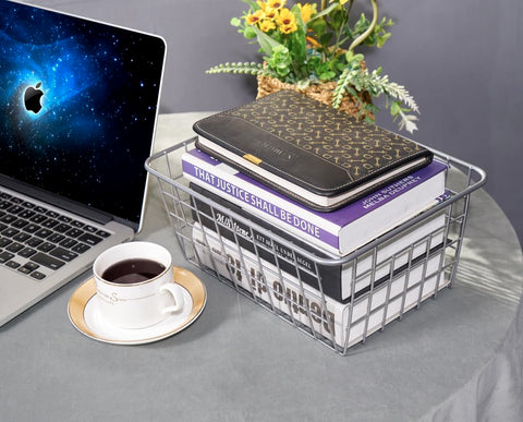 JUNCHU CHERRY kitchen bathroom storage basket for fruits, toiletries, and small items.