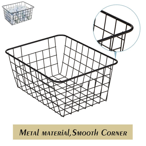 JUNCHU CHERRY stackable organization basket helps maximize corner space.