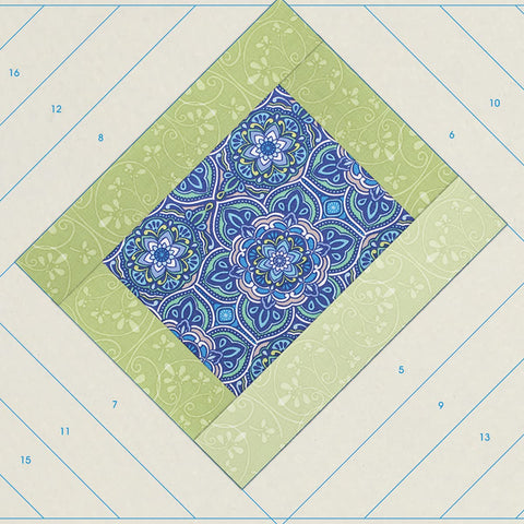 Casablanca natural placemats pattern printed on 80/20 batting for quick stitching.