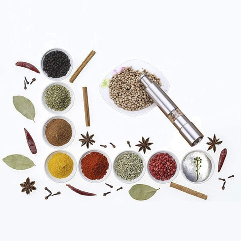 Jung Ford grinders with modern design for any table setting