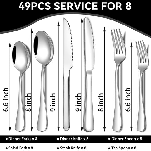 JUNLIN dinner spoon in stainless steel for everyday dining.