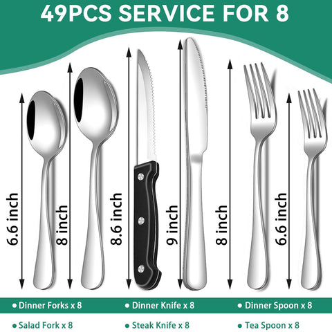 JUNLIN dinner spoons and teaspoons arranged for versatile everyday meals