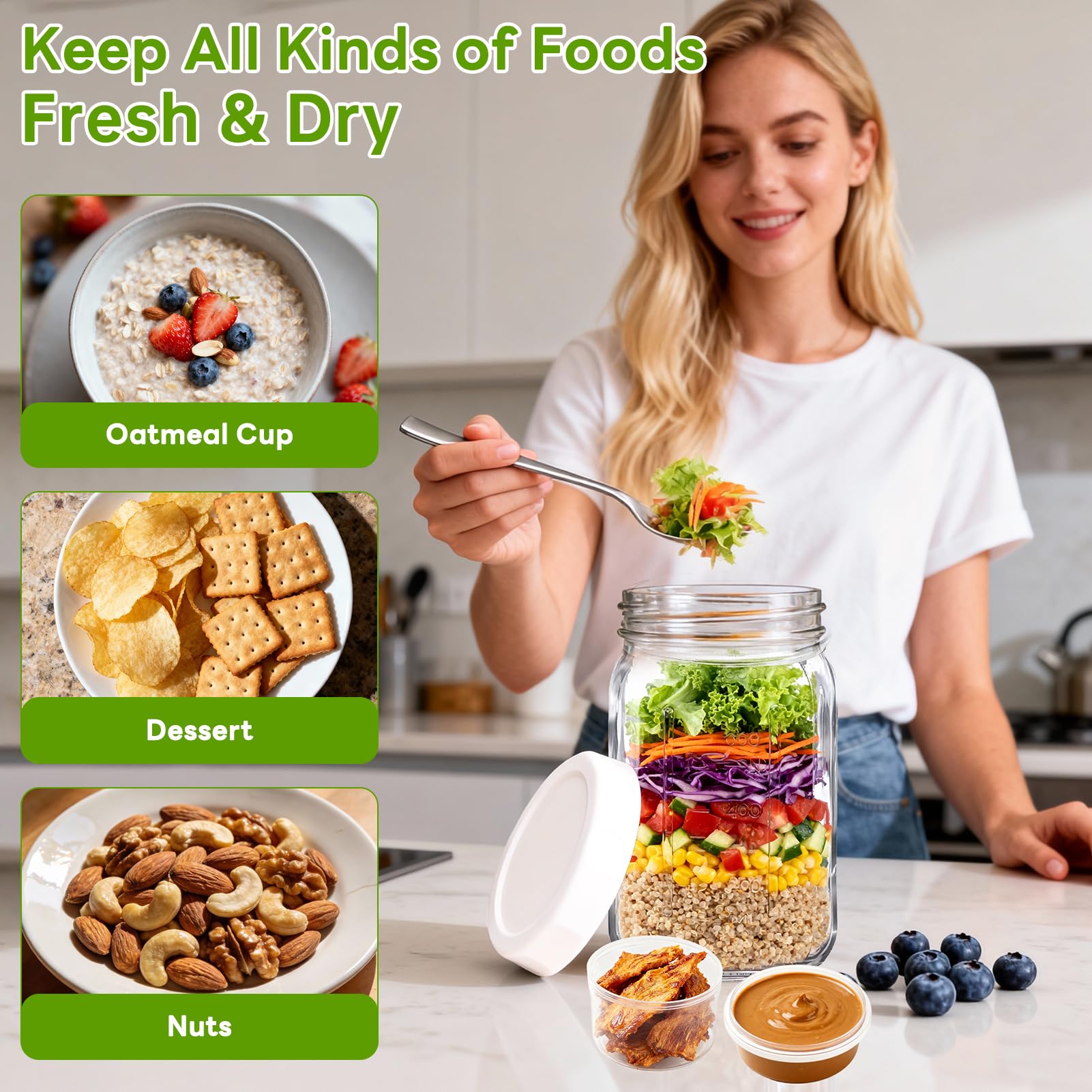 Junlin food-grade glass provides durability and clear content visibility.