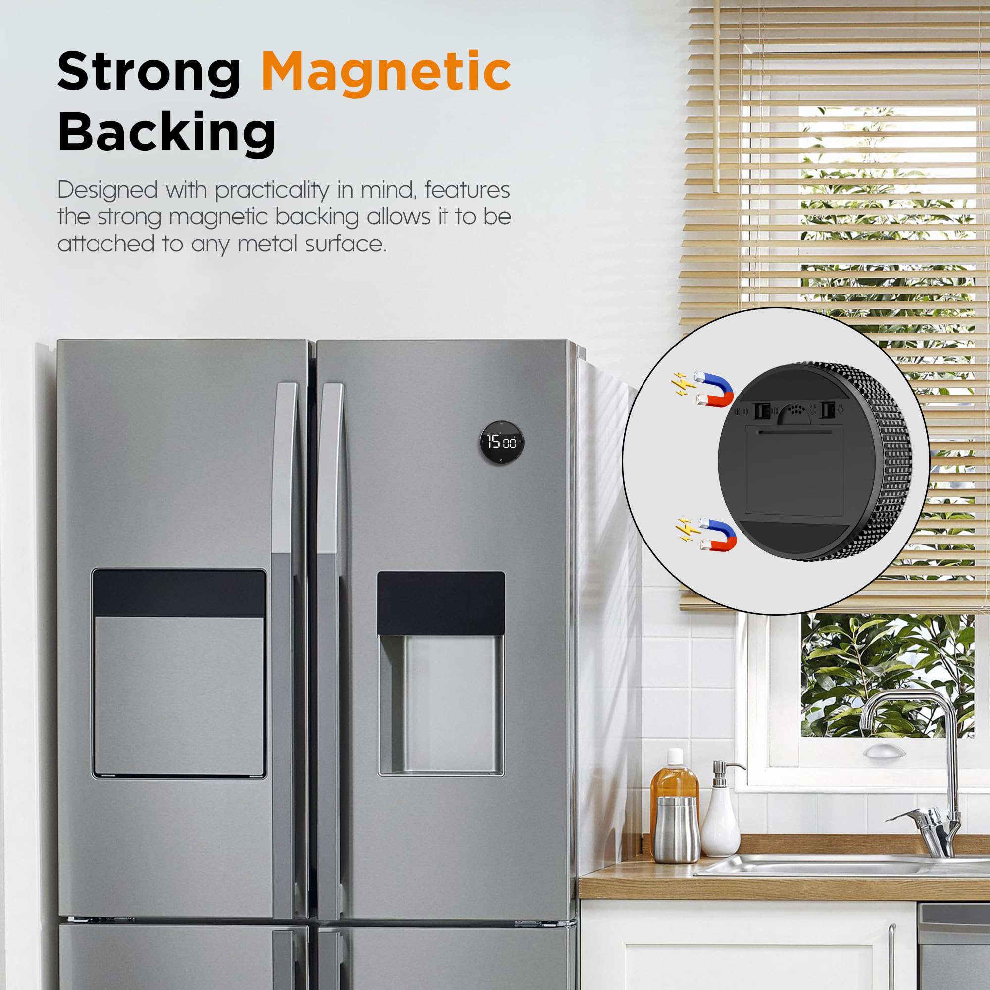 JUNVIL Upgrade Digital Timer offers three preset times for fast setup.