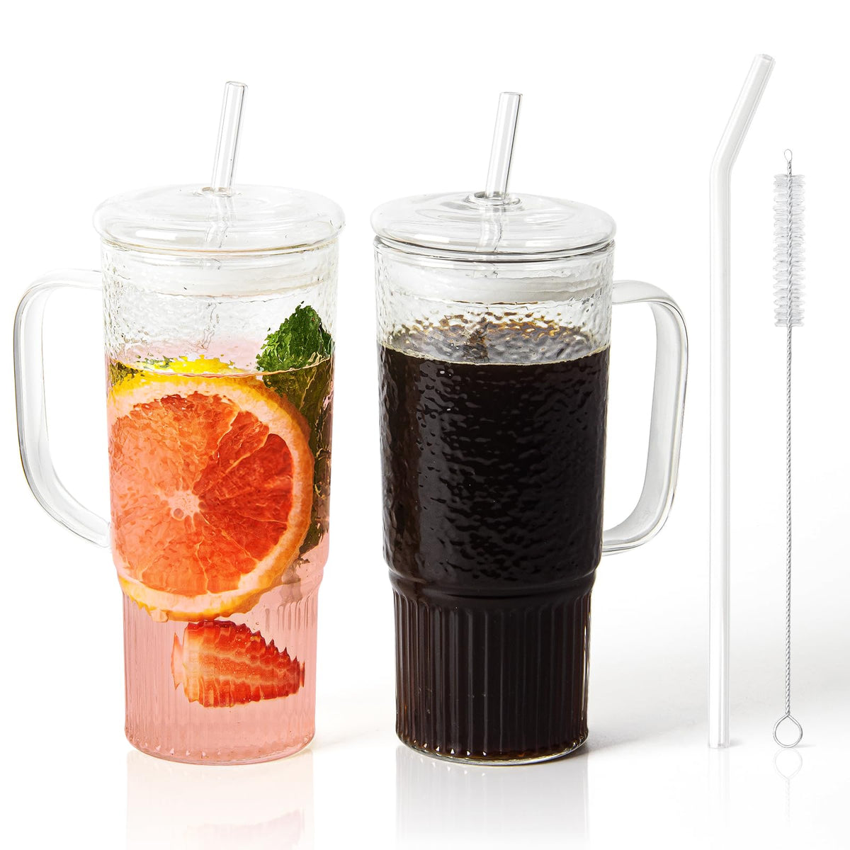 JunVpic 24oz glass tumbler base offers stable daily use.