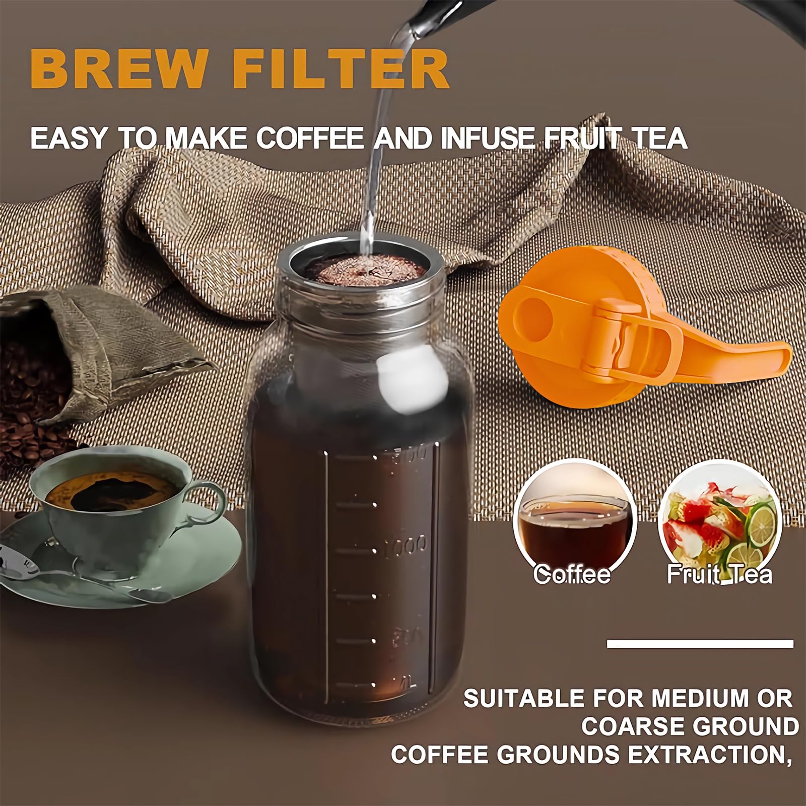 JunVpic convenient pour design with flip lid to reduce drips