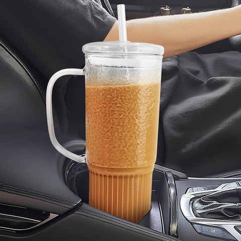 JunVpic glass straw set supports clean sipping and reduces plastic waste.