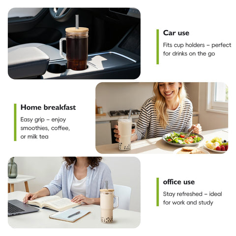 JunVpic iced coffee tumbler is perfect for cold drinks at home.