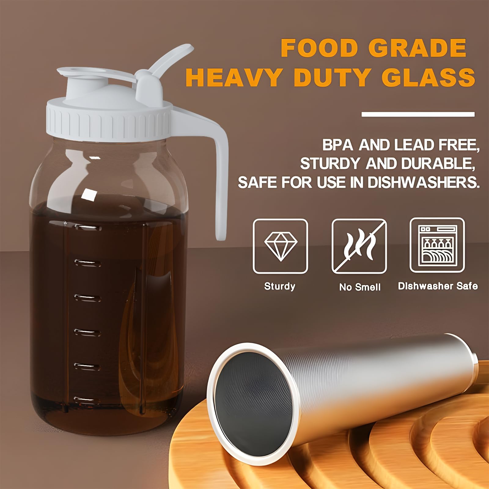 JunVpic stainless steel filter mesh keeps grounds out for smoother brews.