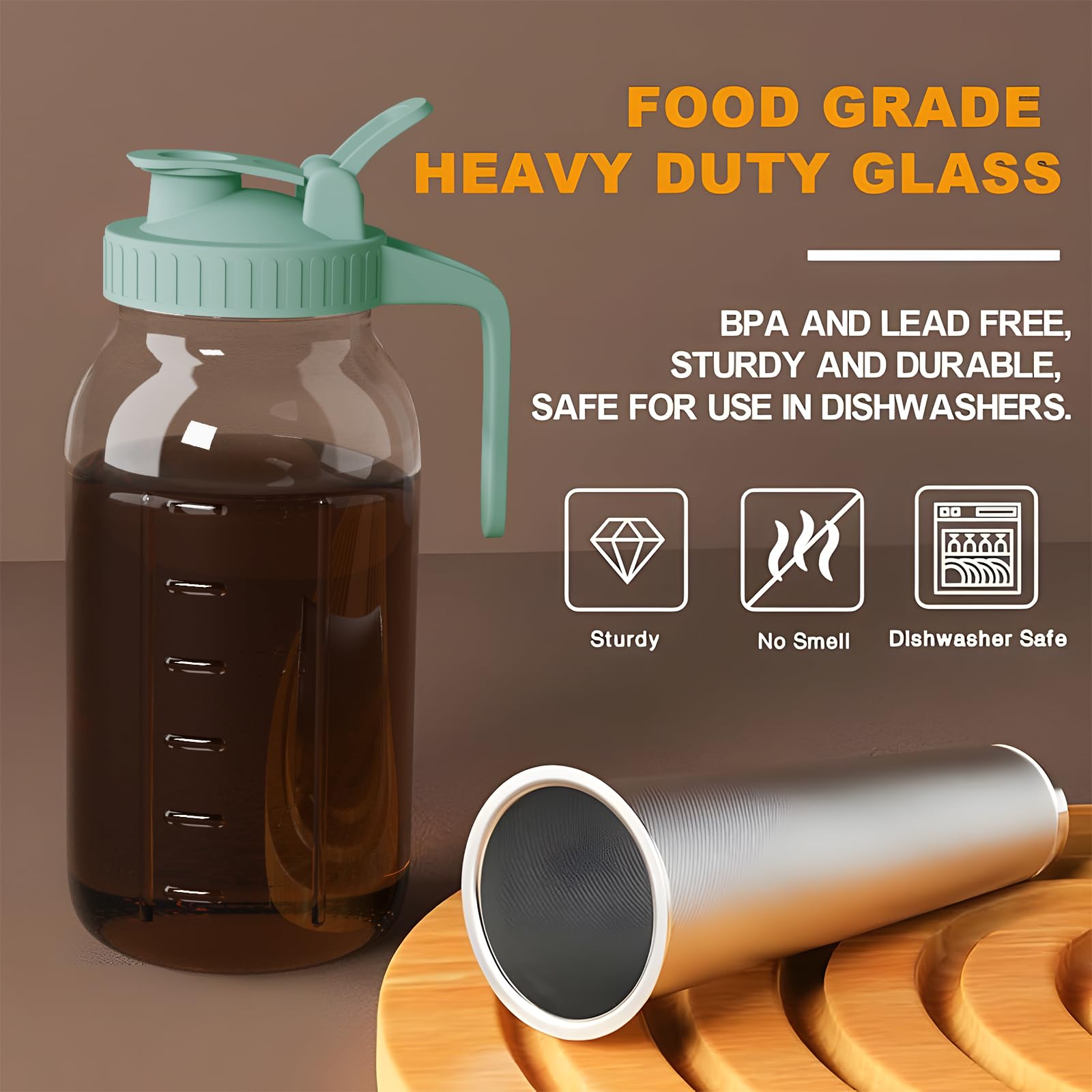 JunVpic stainless steel filter for precise filtering of coffee grounds and tea leaves.