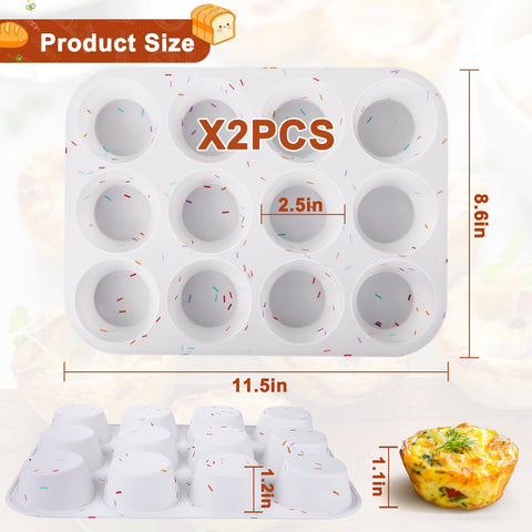 Juome versatile silicone mold suitable for meatloaf and mini cheesecakes