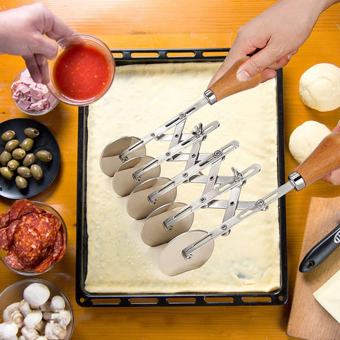 Juome 5-wheel cutter packaged for easy, ready-to-use baking prep.