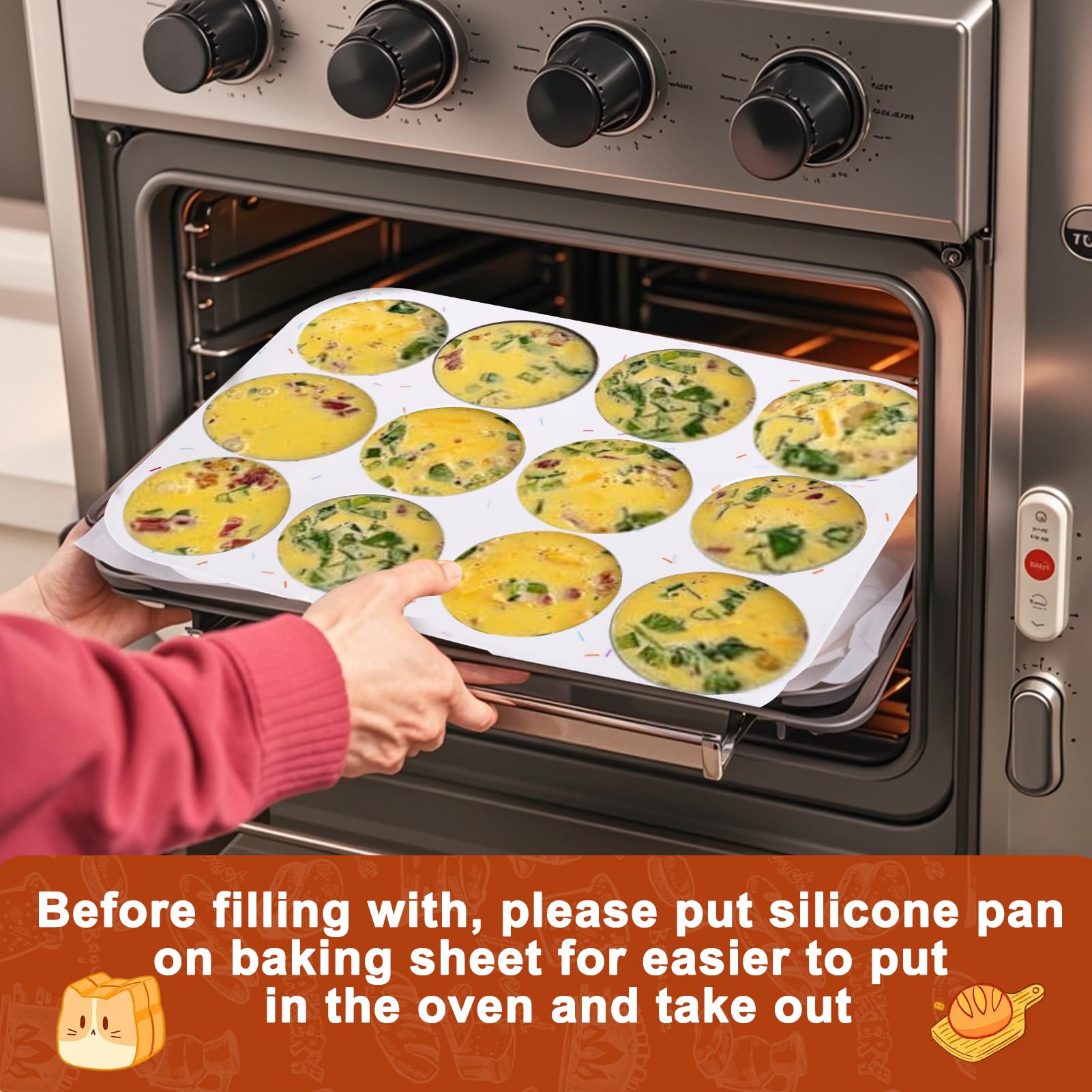 Juome silicone mold demonstrates easy release and simple cleaning