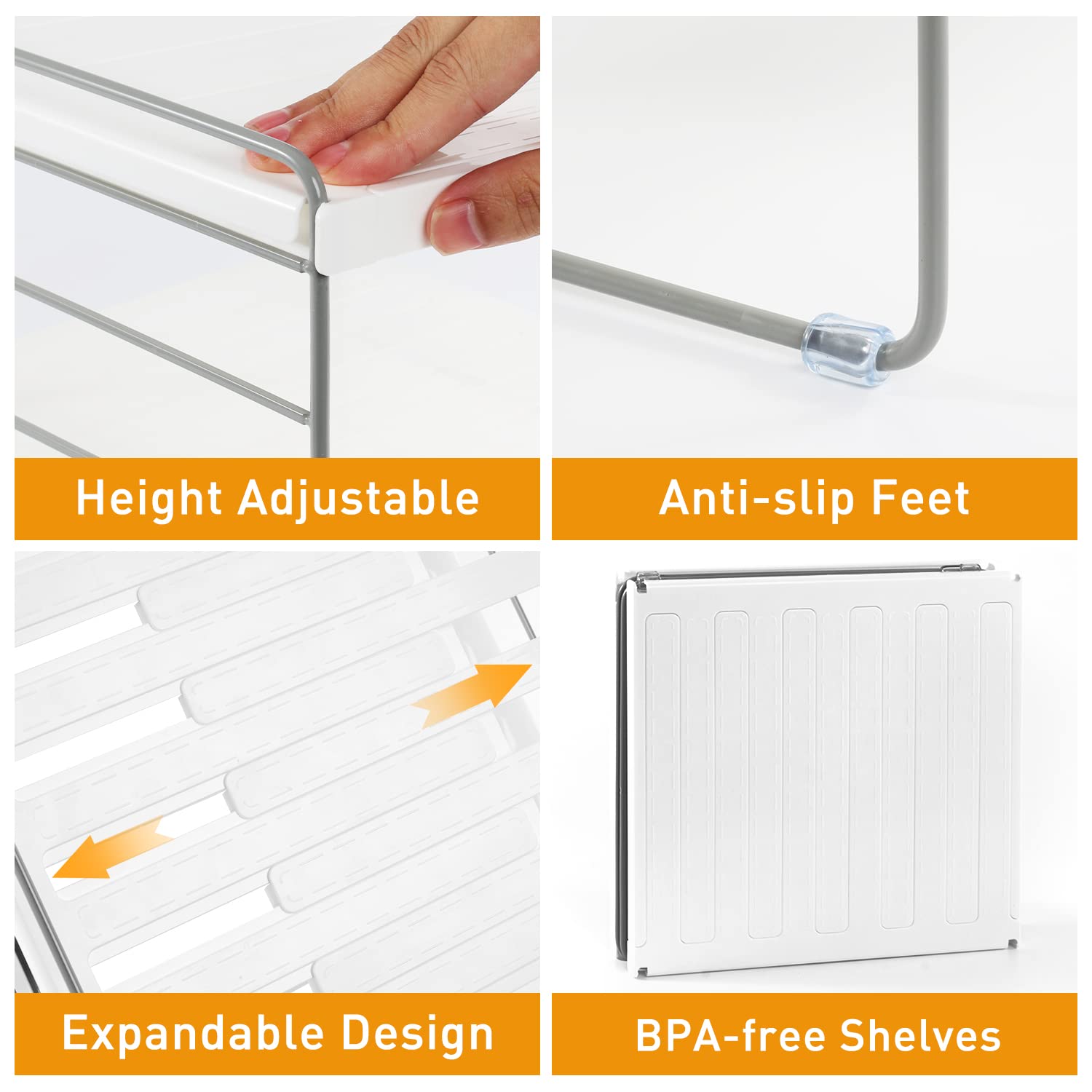 JUPELI versatile storage for wraps, bags, and long boxes in small spaces