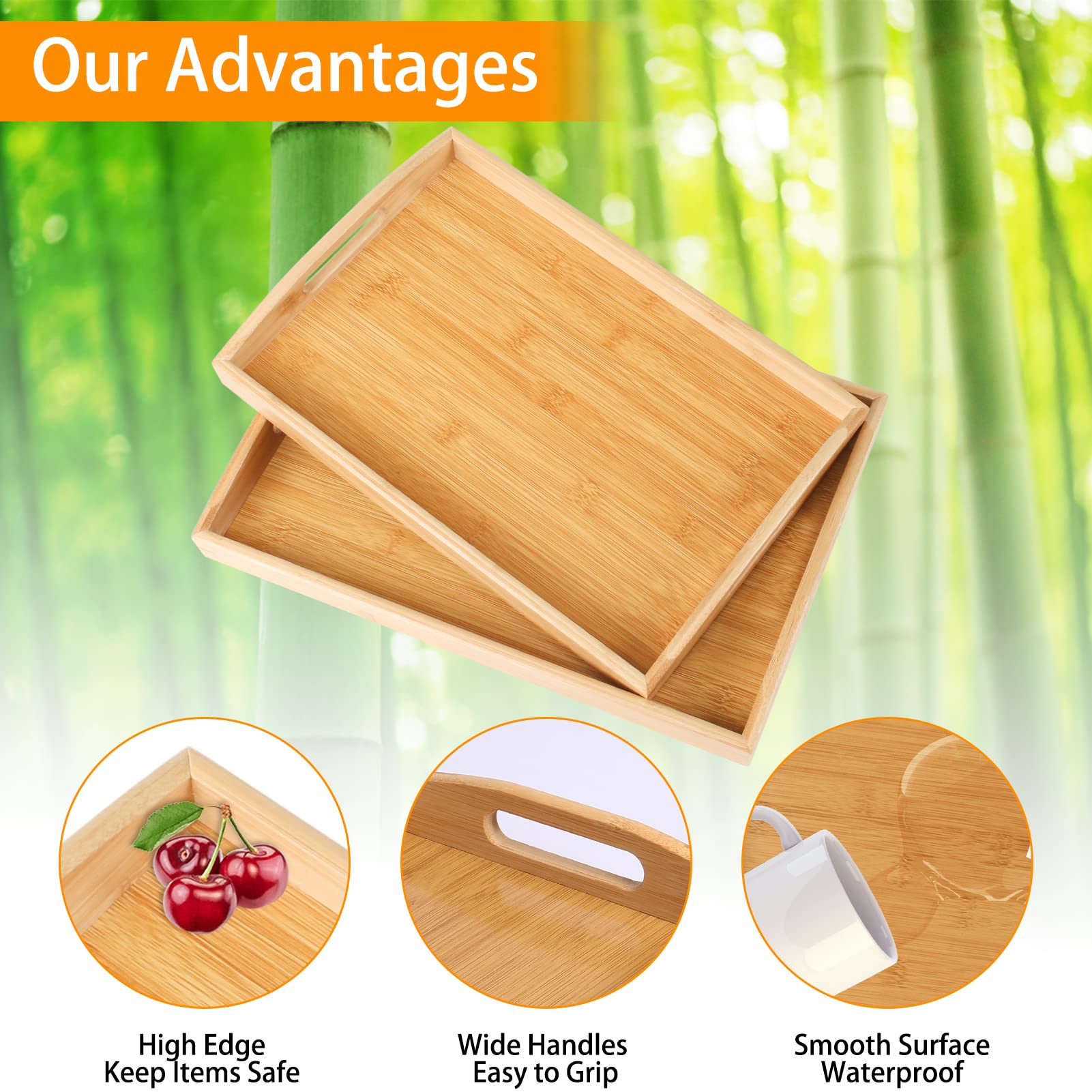 JUPELI multifunctional decorative tray for flowers, snacks, or miniatures.