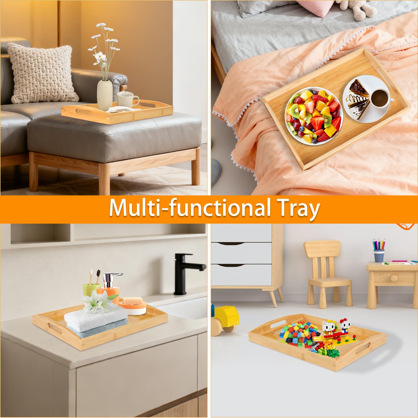 JUPELI sturdy tray suitable for restaurants and home dining.