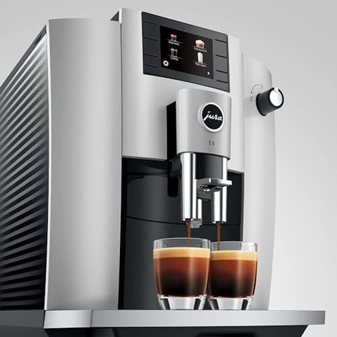 Jura E6 Platinum 15465 color display for easy operation