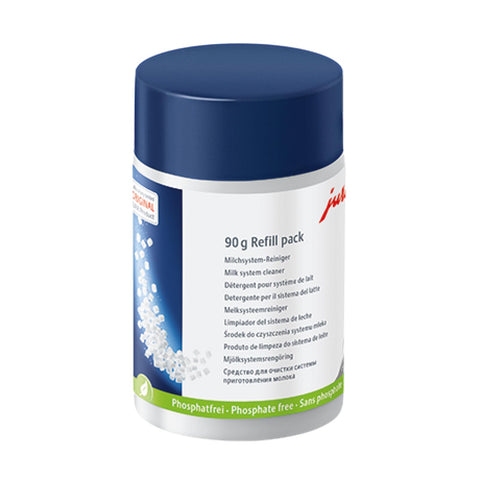 Jura Milk System Cleaner Mini Tabs refill box for mess-free handling