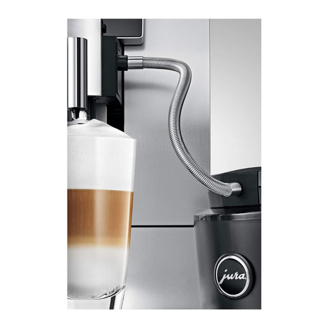 JURA HP3 milk pipe with opaque casing preserves milk quality and hygiene