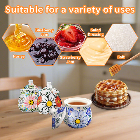 JUSONEY wooden dipper adds natural texture to serving.