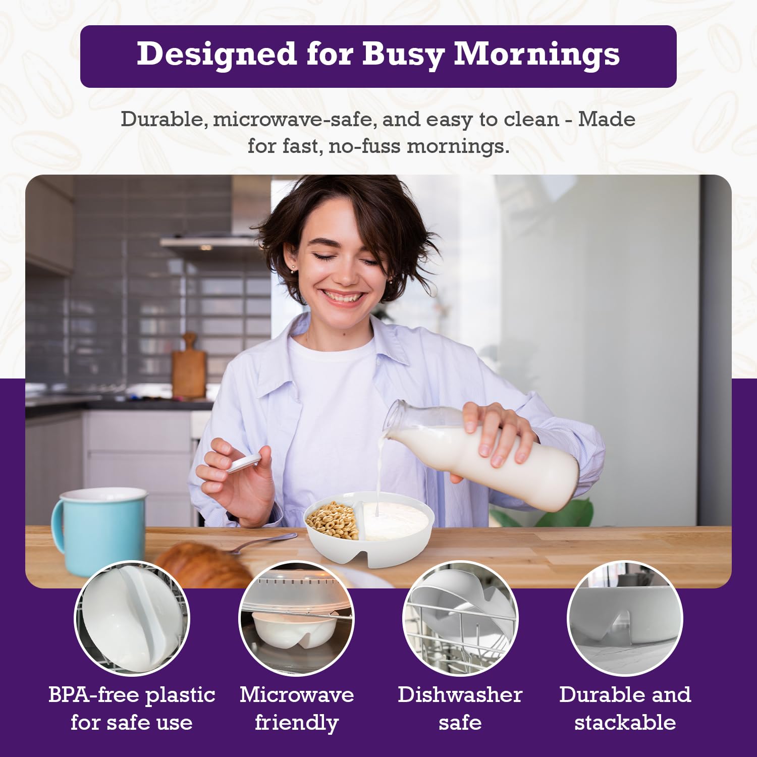 Just Artifacts Just Crunch durable lightweight bowls for kids and travel