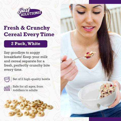 Just Artifacts Just Crunch microwave-safe, BPA-free bowl for quick reheats