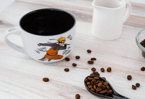 JUST FUNKY Naruto mug ergonomic handle for comfortable grip