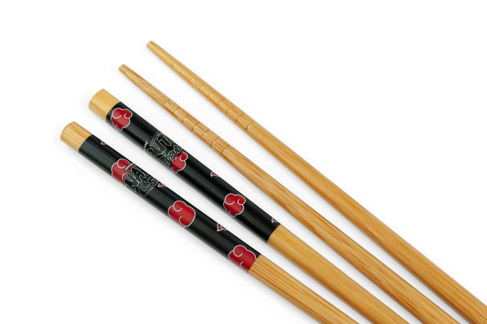 Just Funky Naruto wooden chopsticks for ramen, sushi, and dumplings.