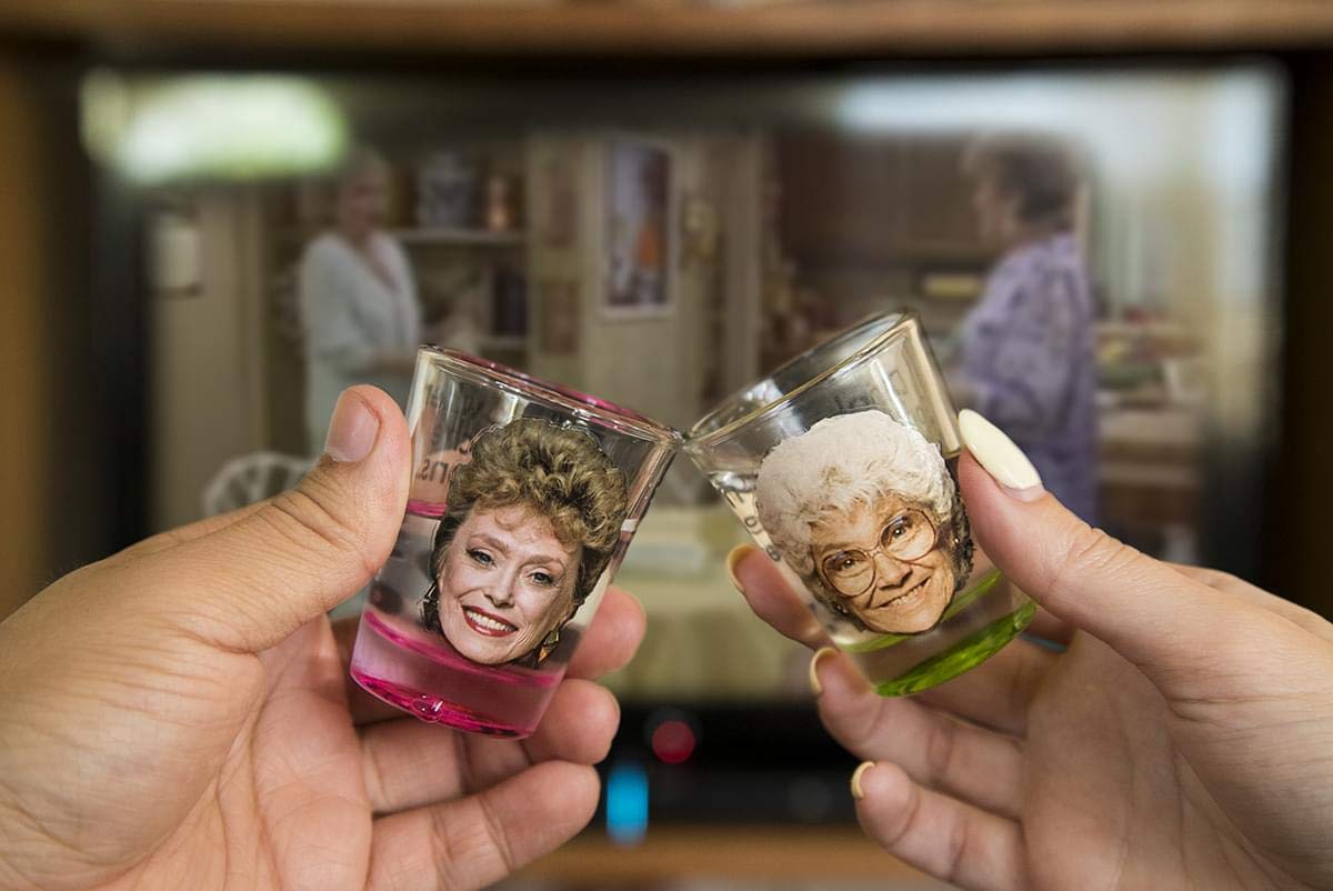 Imported design quality ideal for themed Golden Girls parties.