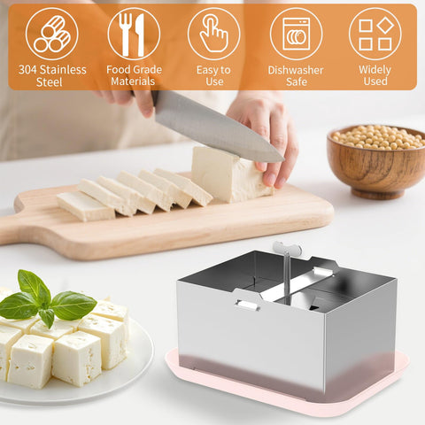 JUSTHERE Tofu Press side view demonstrates compact footprint for easy storage