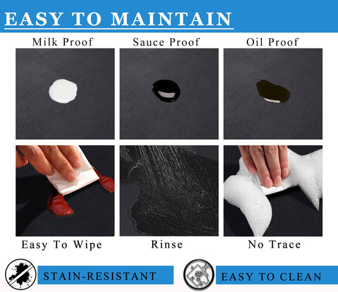 JuSiyley easy-clean mat rolls for storage and rinses clean after use