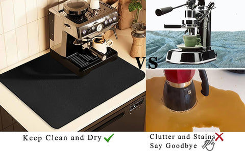 JuSiyley versatile drying pad for cups, appliances, and food prep areas