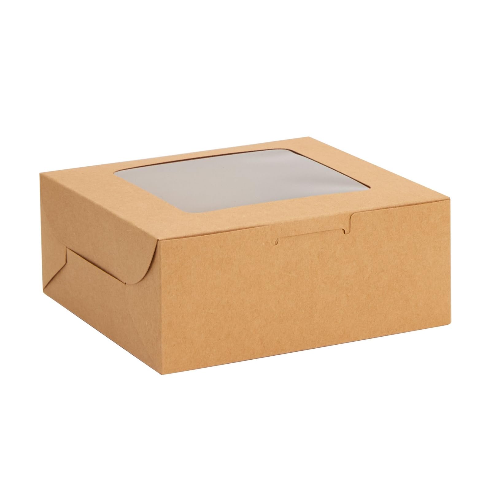 Juvale 6x6x2.5-in box fits cookies and small pastries securely.