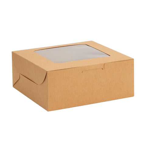 Juvale 6x6x2.5-in box fits cookies and small pastries securely.