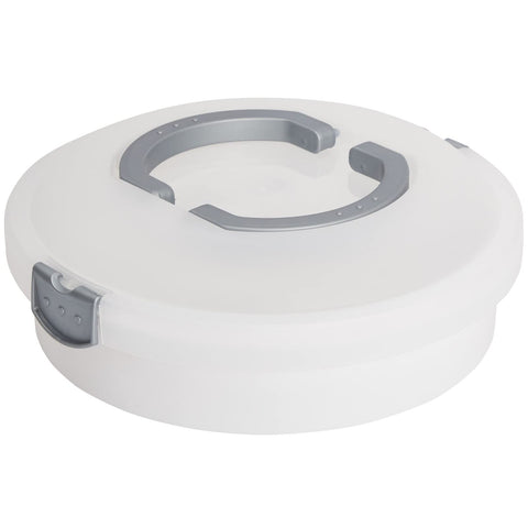 Juvale Christmas dessert carrier keeps treats organized for festive meals.