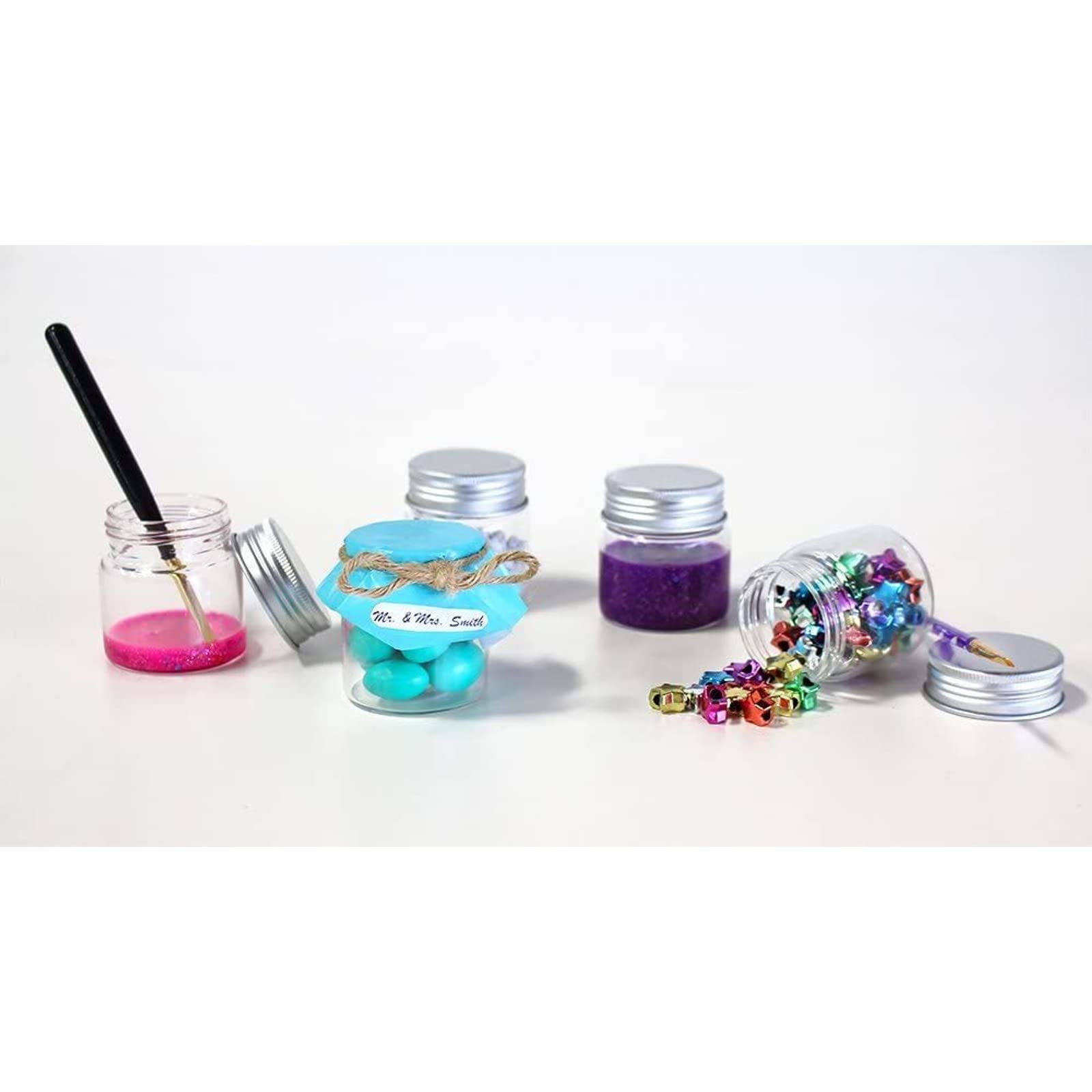 Juvale craft organizer jars keep paints and materials tidy