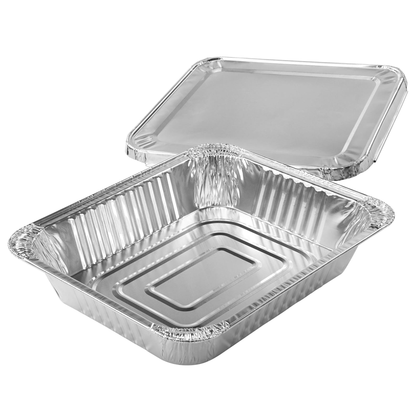 Juvale disposable cake pans with lids for quick post-meal cleanup.