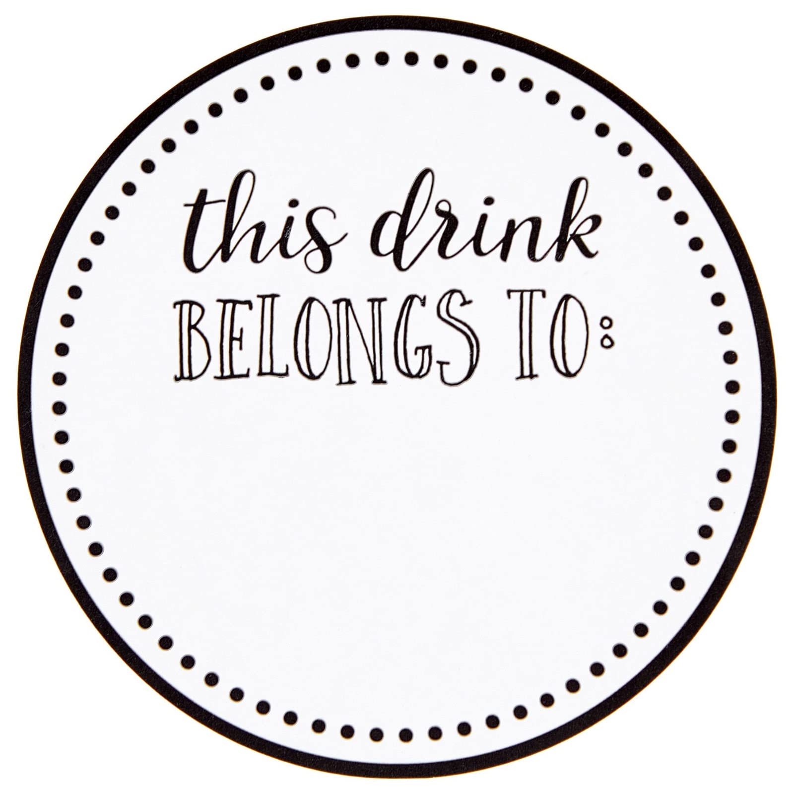 Juvale drink labels organize service and reduce mix-ups at gatherings.