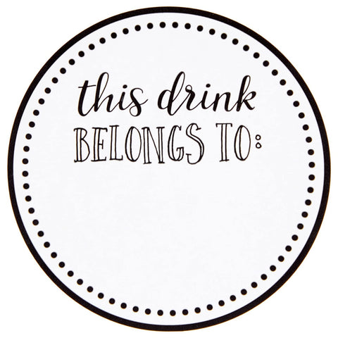 Juvale drink labels organize service and reduce mix-ups at gatherings.