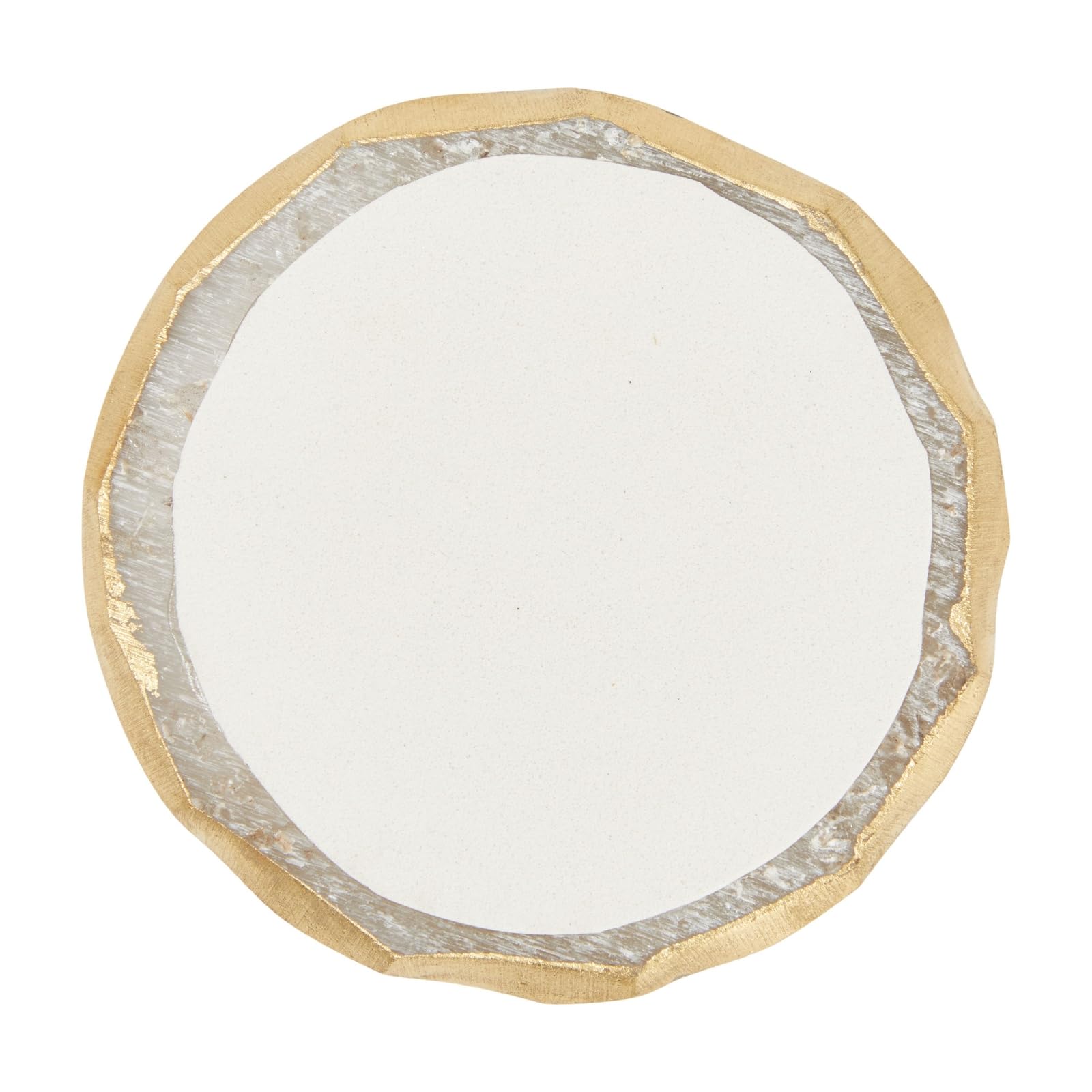Juvale festive table decor with selenite coasters enhancing holiday tables